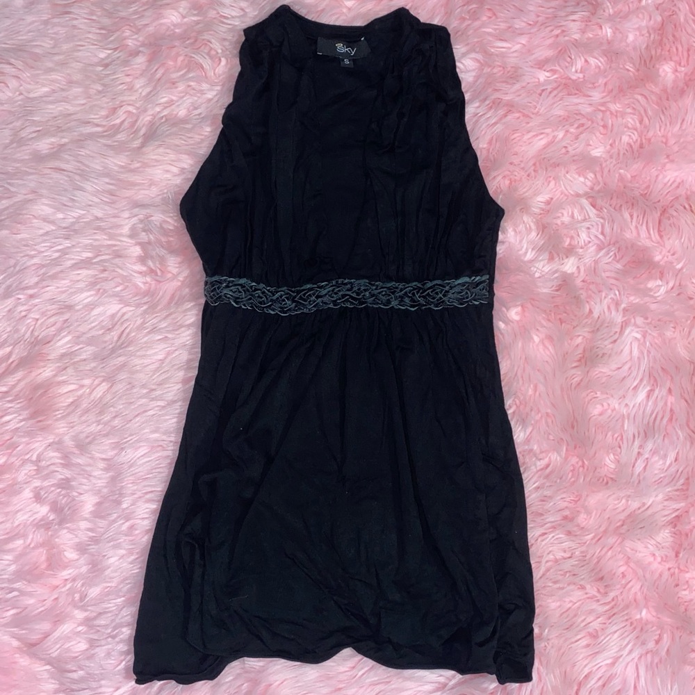 Black Sleeveless Top